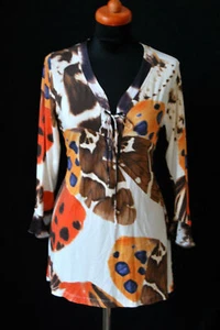 NICE CONNECTION Shirt Tunika Top 179,- Stretch NEU Gr. 36 edel geschnürt D1088 - Bild 1 von 4