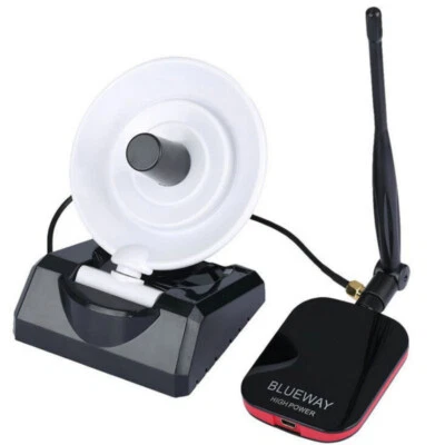 Long Range USB Wireless WiFi Adapter 2dBi High Power Radar Wireless Card Adapter - Image 1 of 4
