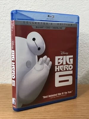 Big Hero 6 (Blu-Ray, 2015) Disney Collector’s Edition No DVD No Digital SEE PICS - Image 1 of 4