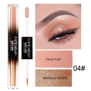 Huda Beauty Matte & Metal Melted Shadows Faux Fur And Bamboo Hoops 2 X 2ml - Picture 1 of 7
