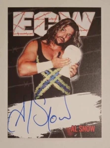 Al Snow ECW auto card Signed Head Wrestling Wwe Leif Cassidy Ovw  - Picture 1 of 1