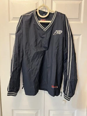 Rays Baseball Size XL King Louie V Neck Windbreaker Pullover Men’s Navy Blue - Image 1 of 4