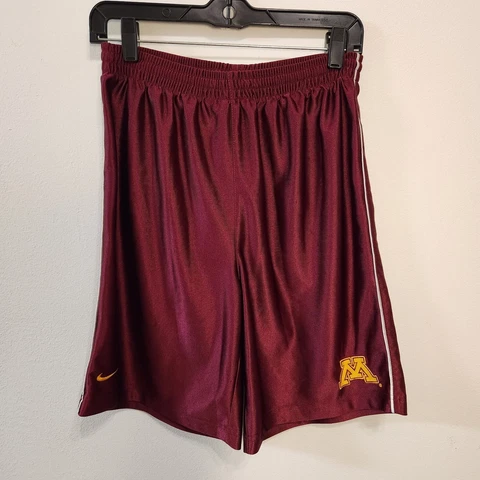 Nike University Of Minnesota Maroon Athletic Basketball Shorts Large Cover