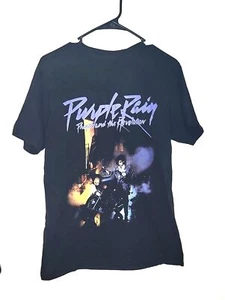 Purple Rain Prince and the Revolution  Mens sz M t-shirt black short sleeve - Picture 1 of 9