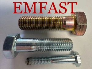 1/4 5/16 1/2 5/8 7/8 1 11/4 bsw x various hexagon bolt steel whitworth hex bolts - Picture 1 of 1