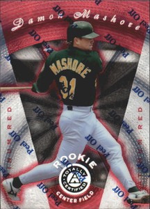 1997 Pinnacle Totally Certified Baseball Platinum Red #113 Damon Mashore /3999