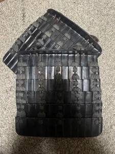 Sode yoroi Shoulder lether Japanese Armor samurai Antique from Japan - Picture 1 of 5