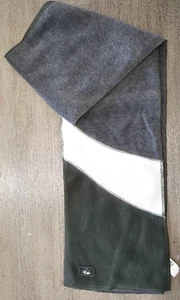 boys CHILDRENS PLACE fleece winter SCARF gray white green 50 INCH LONG - Picture 1 of 1