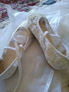 navy flower girl shoes