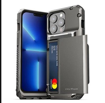 For Apple iPhone 13 Pro Case VRS® [Damda Glide Pro] Wallet Cover - Image 1 of 4