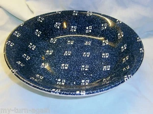 Cuenco de sopa vintage Royal Stafford loza Inglaterra Burlington azul y blanco - Imagen 1 de 2