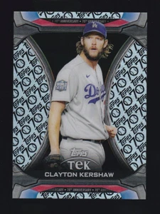 Topps Update Series 2021 #TTA-20 Clayton Kershaw Tek 70 aniversario Topper - Imagen 1 de 2