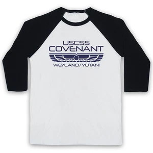 ALIEN COVENANT USCSS COVENANT SCI FI FILM SEQUEL 3/4 SLEEVE BASEBALL TEE - Picture 1 of 11