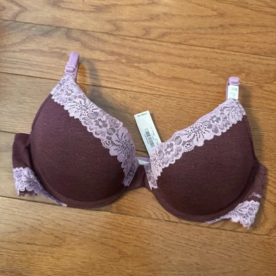 Sujetador Victoria’s Secret ROSA Desfile de Moda 2025 Tzuyu PUSH UP Encaje 34C Nuevo con Etiquetas Foto 1 de 4