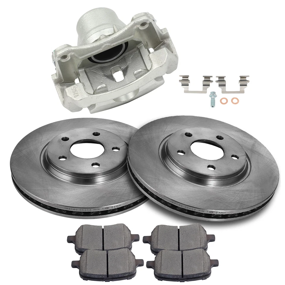 Brake Calipers Right Front Rotors Ceramic Pads Kit For CHEVROLET MALIBU 06-12 Foto 1 de 1