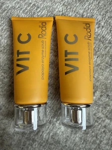 RODIAL VIT C Papaya Enzyme Scrub Brighten & Renew 2.36oz / 70 mL New Set Of 2 - Picture 1 of 5