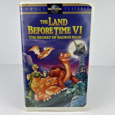The Land Before Time VI: The Secret of Saurus Rock (VHS, 1998, Clamshell... - Image 1 of 4