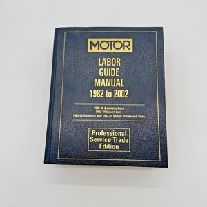 Motor Labor Guide Manual 1982-2002 Professional Trade Edition, Domestic & Import - Picture 1 of 7