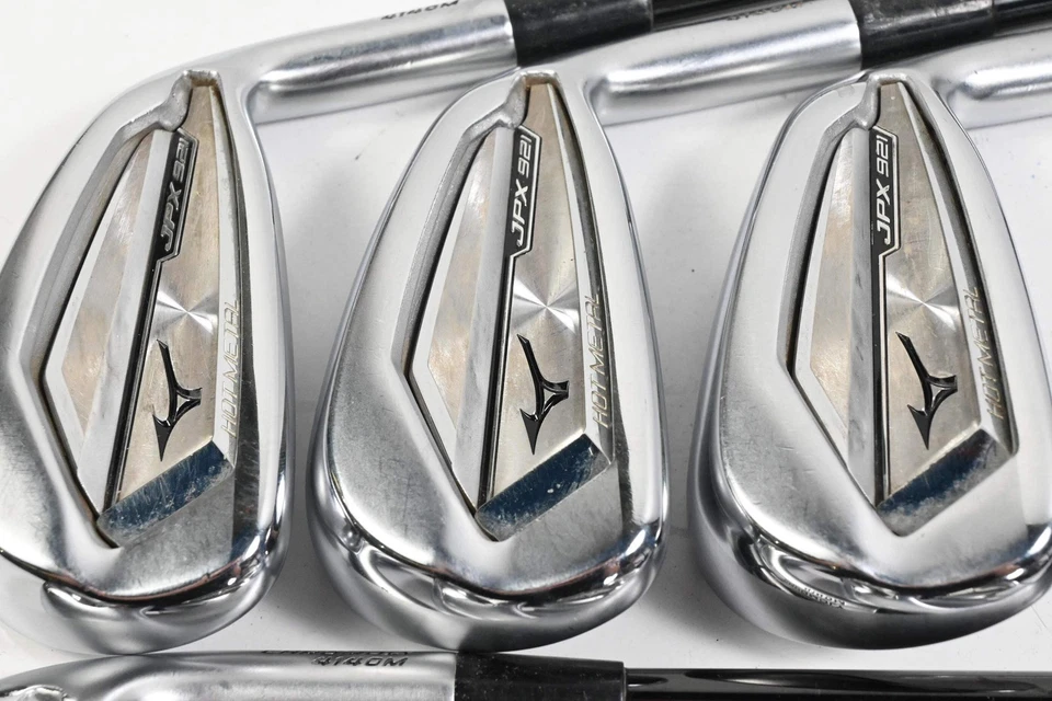 Mizuno JPX 921 Hot Metal Irons / 5-PW+SW / Stiff Flex KBS $-Taper 120 Shafts - Image 1 of 4