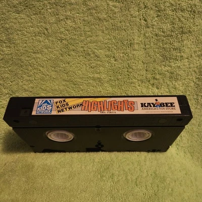 Fox Kids Network Highlights Kaybee Americas Toy Store Promo (VHS, 1991) Rare HTF - Image 1 of 4