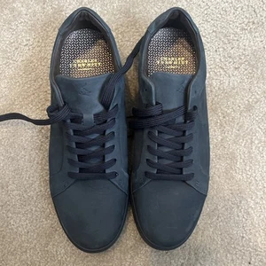 Charles Tyrwhitt Herren Leder Turnschuhe Sneaker Blau UK 9, EU 43, US 10 - Bild 1 von 8