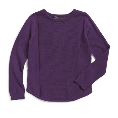 Vince Girls Rack Stitch Sweater Purple Size 3 - Image 1 of 2