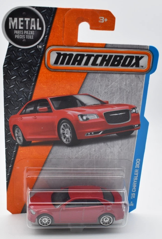 Matchbox Chrysler 300 Car 4/125 2016 Superfast Long Card - Image 1 of 1