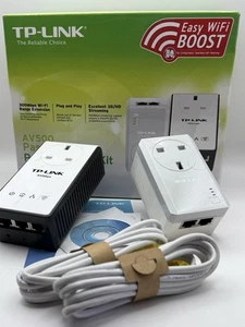 TP-LINK AV500 Powerline Adapter mit AC Pass Through TL-PA4230 KIT 500Mbps - Bild 1 von 4