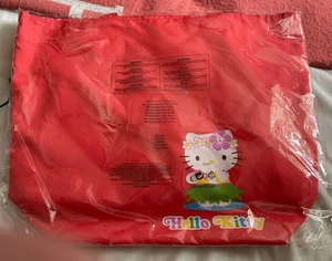 Hello Kitty Aloha orange reversible Beach Tote Bag by Avon, BNIB - Picture 1 of 3