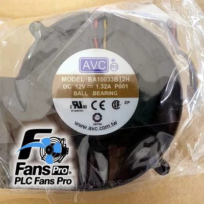 1PCS Brand New For AVC BA10033B12H blower fan DC 12V 1.32A 4-wires cooling fan - Image 1 of 3