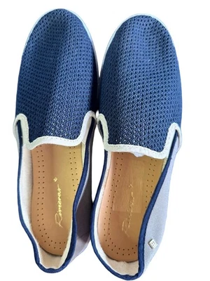 Zapatos alpargata Rivieras Classic Match para hombre en gris y azul oscuro 9M Foto 1 de 4