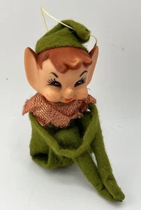 Rodillera De Colección Fieltro Verde Elfo Pixie, Orejas puntiagudas, Hecho en Japón, MCM - Imagen 1 de 6