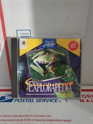 Microsoft Explorapedia: World of Nature PC CD-ROM Bueno Usado Sin Códigos Clave - #159 Foto 1 de 2