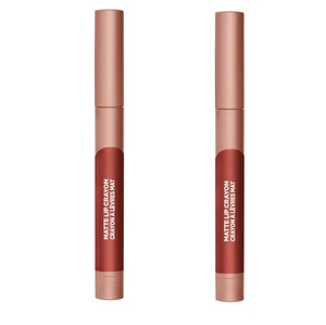 Pack of 2 L'Oreal Paris Infallible Matte Lip Crayon, Flirty Toffee # 509 - Picture 1 of 6