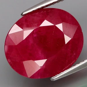 9.24Ct.Museum Gem! Natural BIG Top Red Normal Heated Ruby Mozambique - Picture 1 of 4