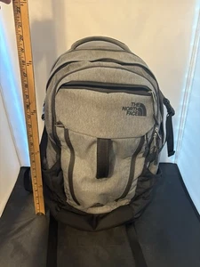 The North Face NF00CLH0 Surge Travel/School Backpack Gray with 15" Laptop Sleeve - Picture 1 of 5