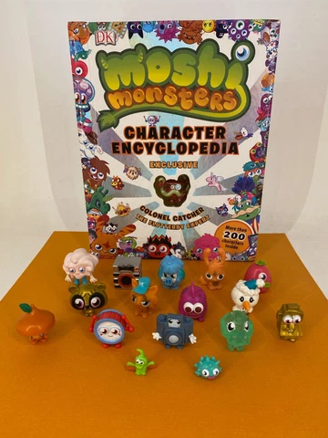 Moshi Monsters - Character Encyclopedia With Exclusive + Moshling Figure Lot Cover