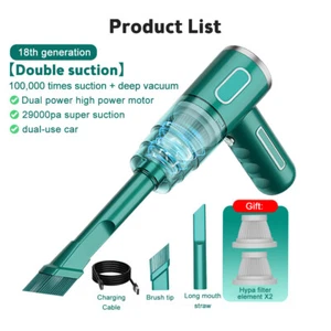 29000pa Cordless Hand Held Vacuum Cleaner Mini Portable Car Auto Home Wireless - Picture 1 of 20