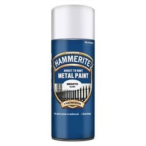 Pintura metálica Hammerita directa al óxido - plata lisa (5084785) - 400 ml - Imagen 1 de 2