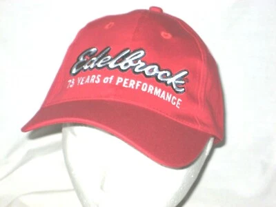CM286 - GORRA DE PELOTA EDELBROCK PERFORMANCE ROJO BRILLANTE, SOMBRERO - NUEVO - 2013 Foto 1 de 4