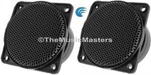 Par de altavoces tweeters de bocina Super Mini HQ de montaje empotrado de 2,5 pulgadas audio para el hogar para automóvil - Imagen 1 de 12