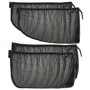 4PCs Universal Car Side Window Sun Shade Sunshade Cover Visor Mesh Screen Shield - Picture 1 of 11