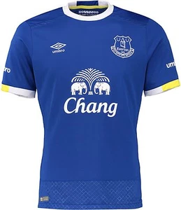 CAMISETA DE FÚTBOL EVERTON 2016/17 HOME (2XL, XL) AZUL UMBRO MANGA S/ - Imagen 1 de 11