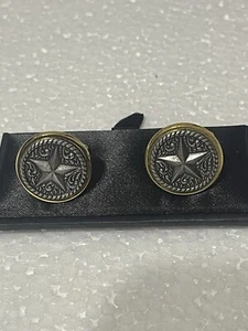 Star And Scroll Cuff Links - Picture 1 of 8