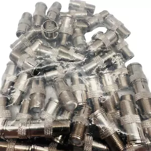 F59 Male Push on Antenna Cable Adapter RF Connector For RG6 or RG59 BA124 Pkg/50 - Picture 1 of 4