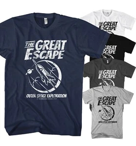 T-shirt uomo Great Escape Space Fly retrò GS2420 - Foto 1 di 1