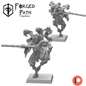 Miniaturas Edo Nigromante, Juegos de Guerra de Mesa Fantasía Esqueleto No Muerto Samurai - Imagen 1 de 3