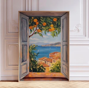 Coastal Italy Beach Mediterranean Sea Summer Wall Art Print - Picture 1 of 6