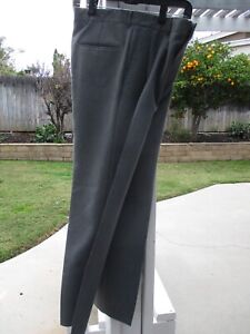 Levi Travelers Dress Pant Gray Slacks 32 x 30 Poly Wool Blend Wide Leg