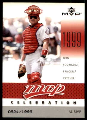 Ivan Rodriguez MVP Card 2003 Upper Deck MVP Celebration #12  - Image 1 of 2